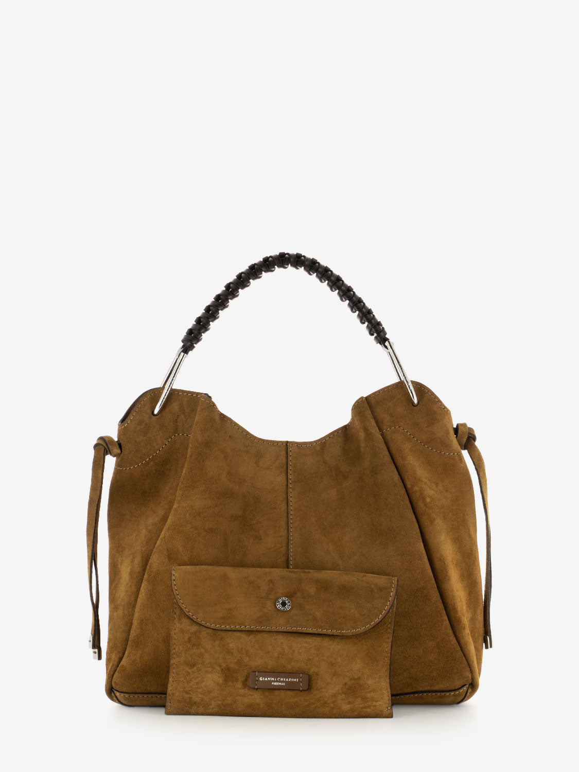 Borsa Era small in suede cognac