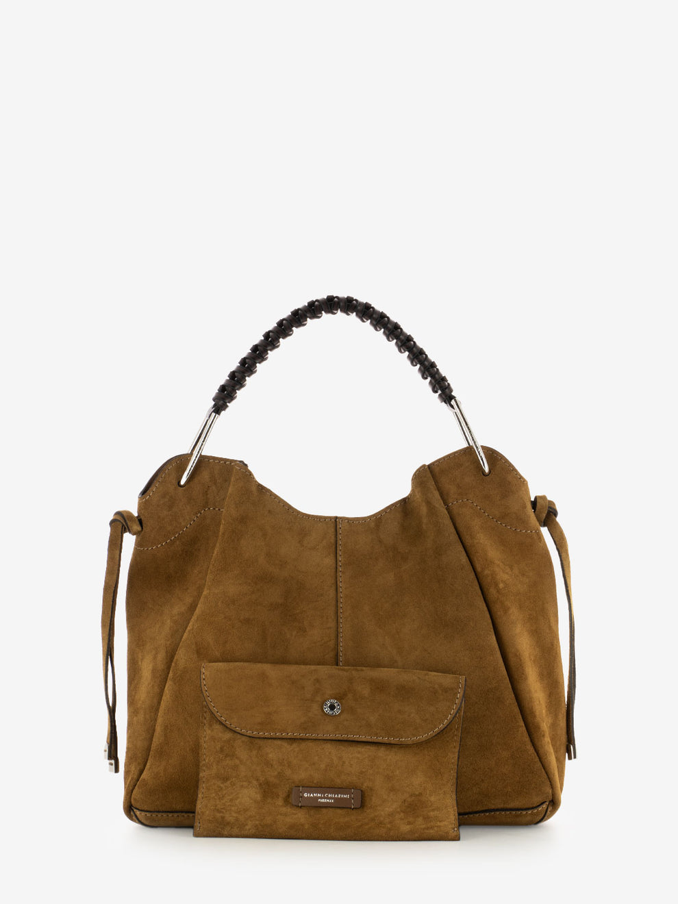 Borsa Era small in suede cognac