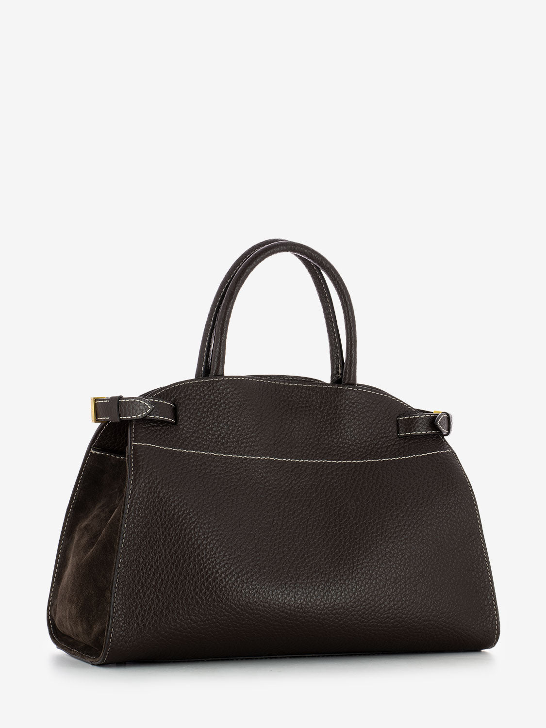 Borsa Farah in pelle espresso
