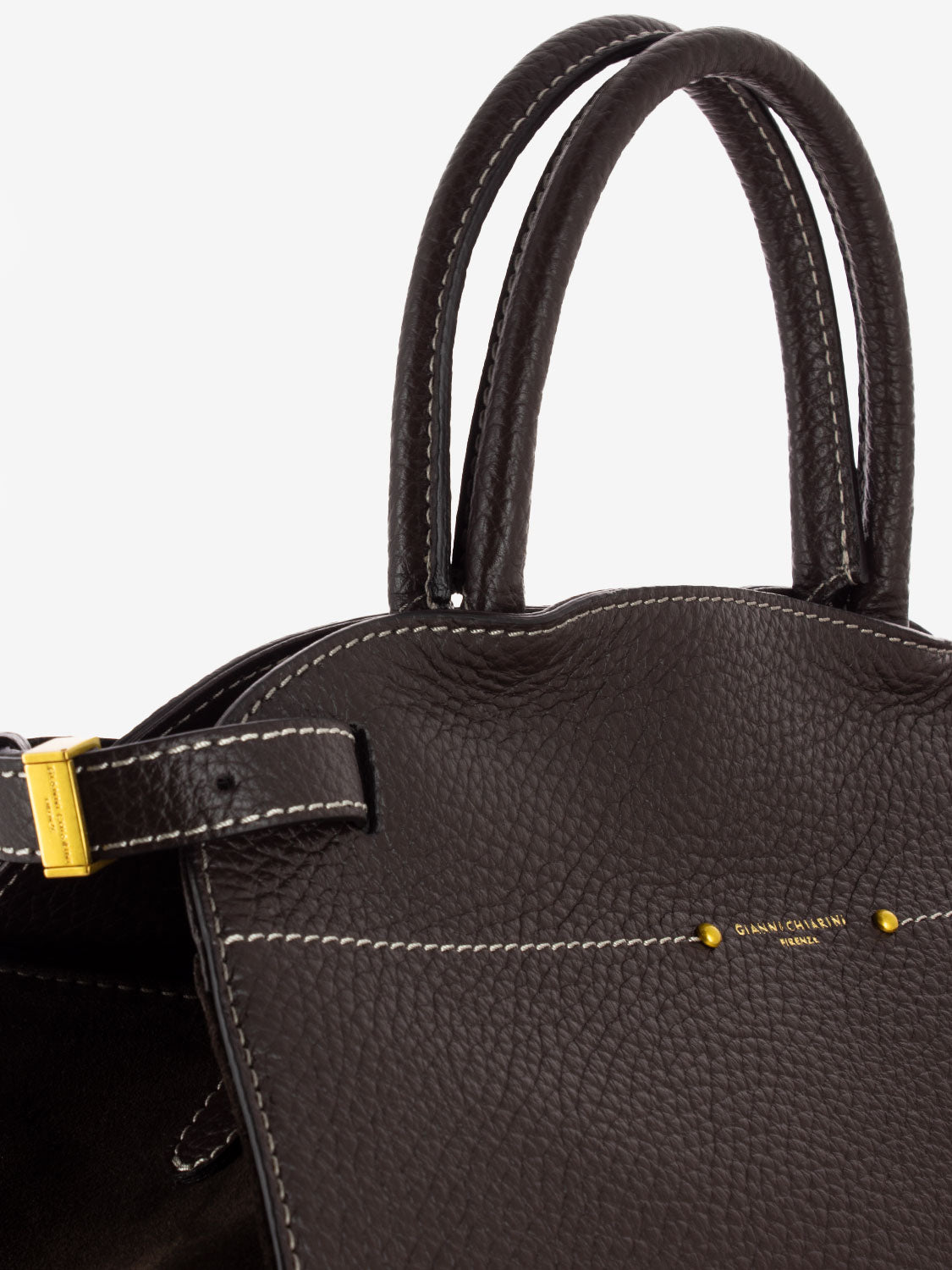 Borsa Farah in pelle espresso