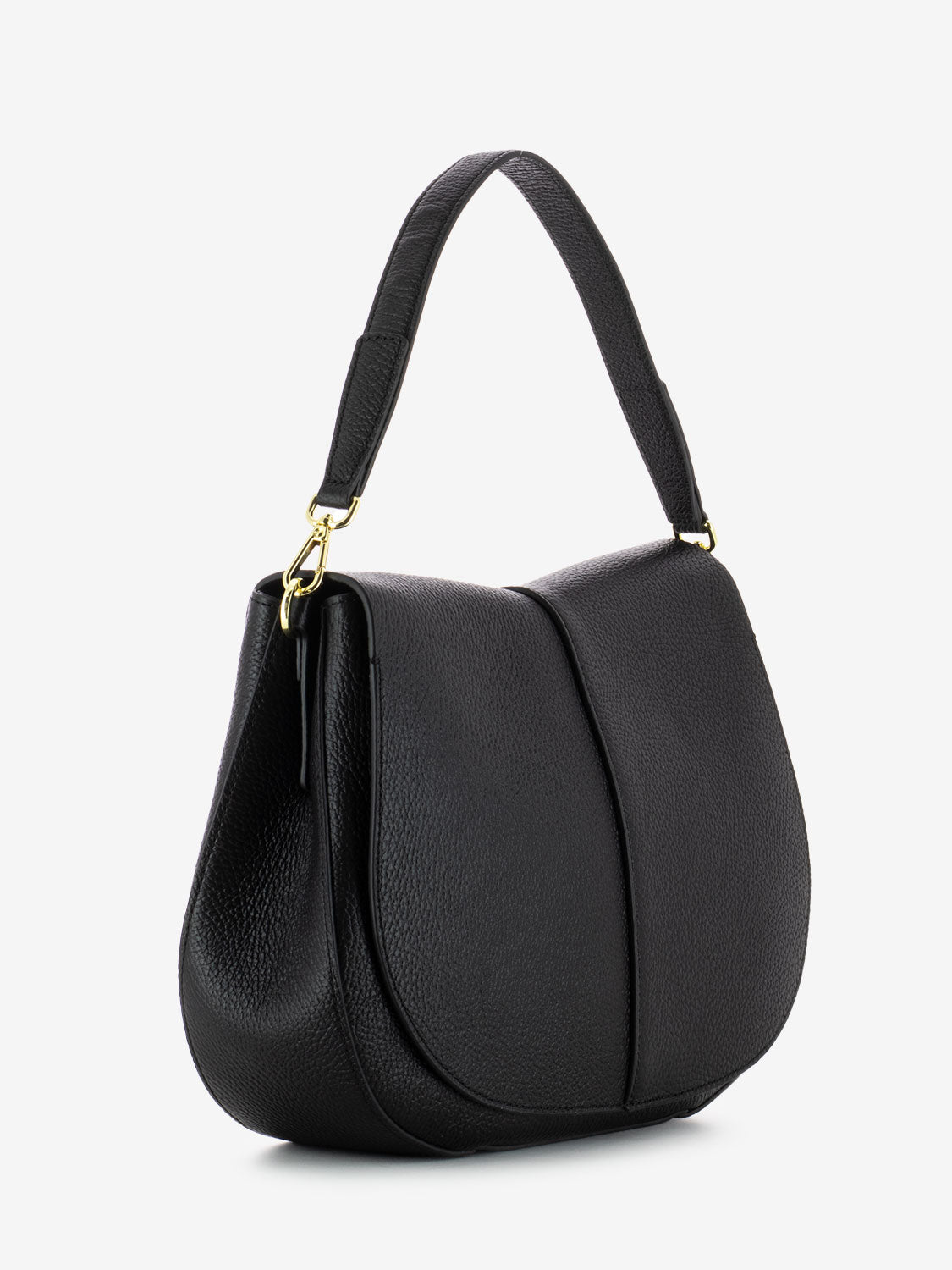 Borsa Helena large in pelle nera