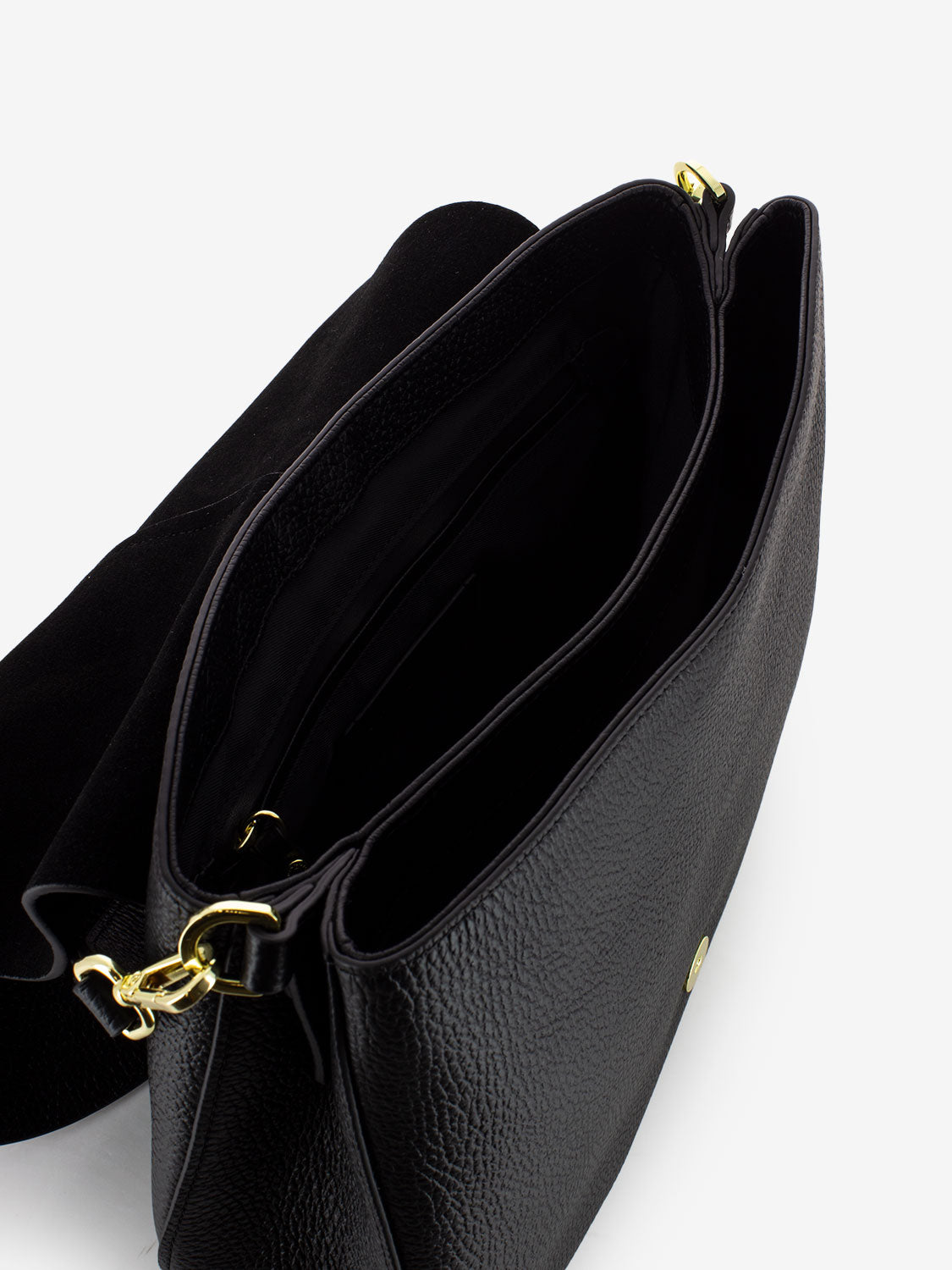 Borsa Helena large in pelle nera