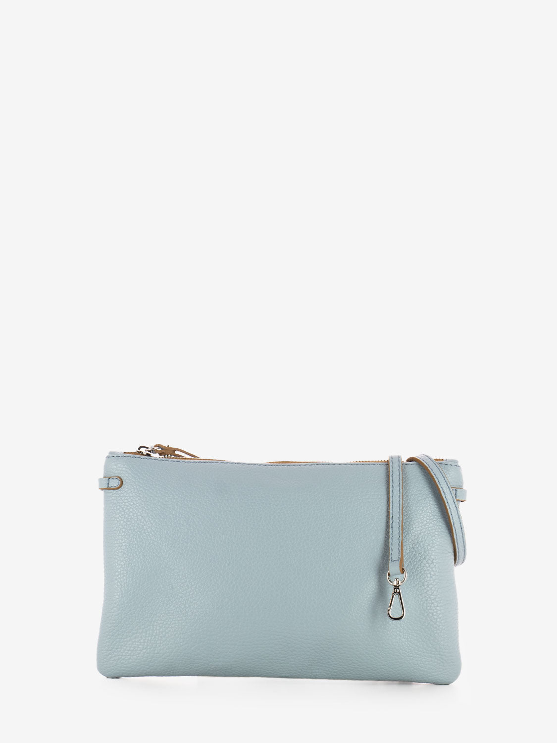 Borsa Hermy in pelle sky