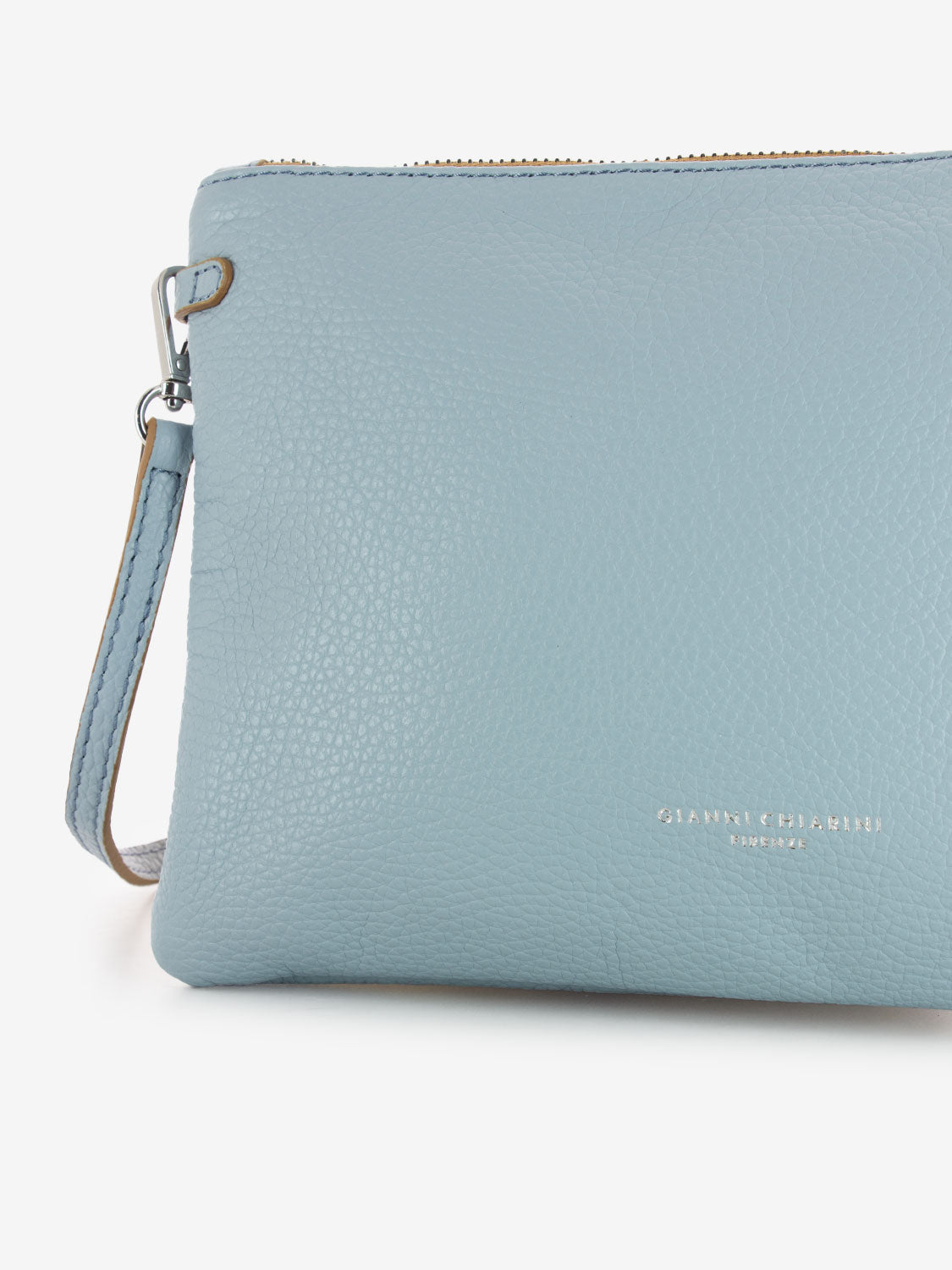Borsa Hermy in pelle sky
