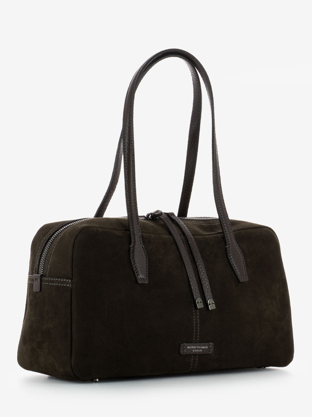 Aryna espresso leather bag
