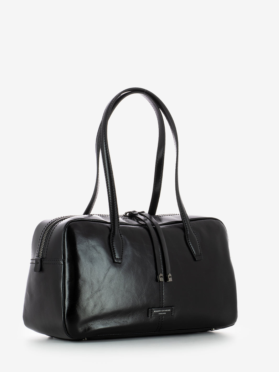 Aryna black leather bag