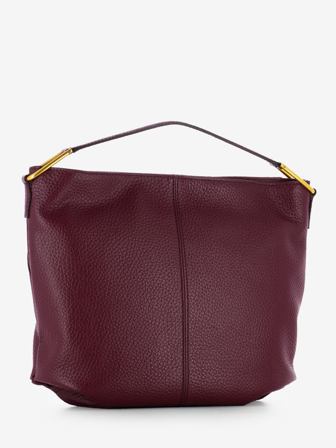 Borsa Natasha in pelle wine berry