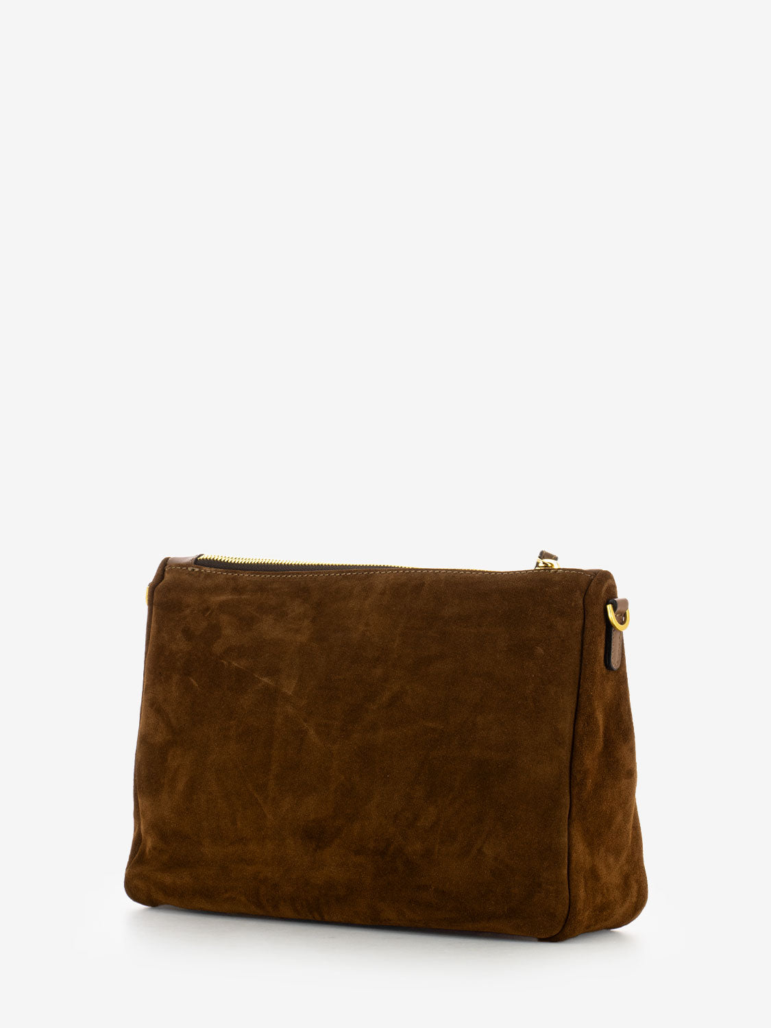 Borsa Nora in suede cognac