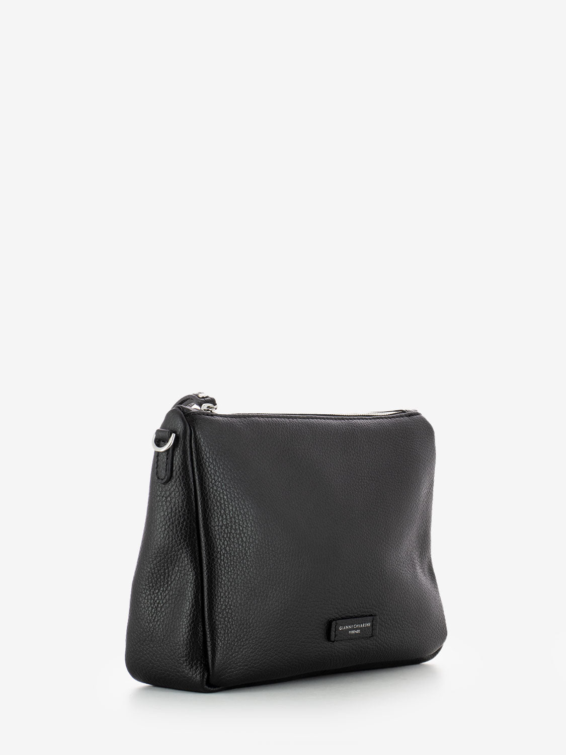 Borsa Nora Pouch in pelle nera