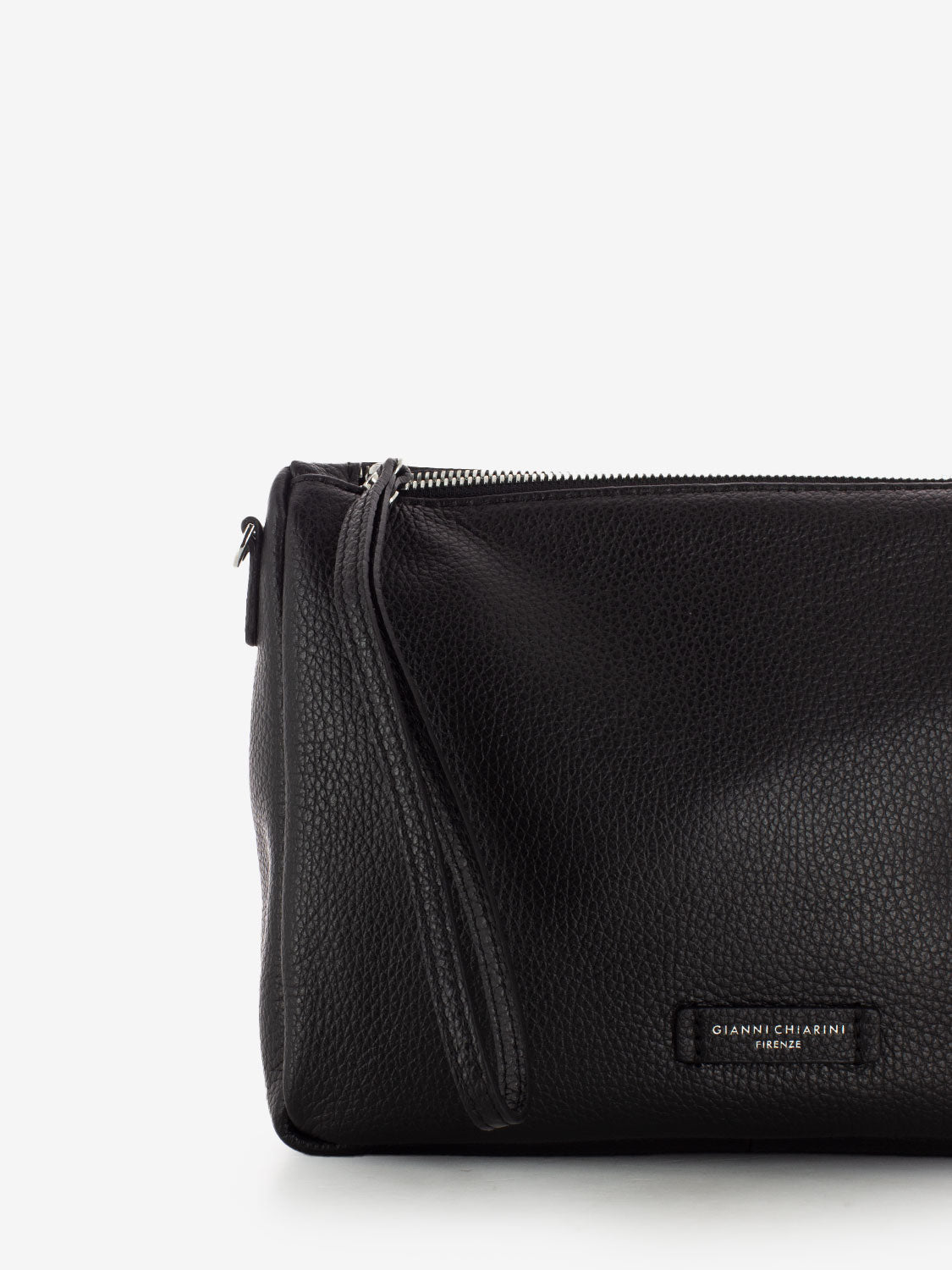 Borsa Nora Pouch in pelle nera