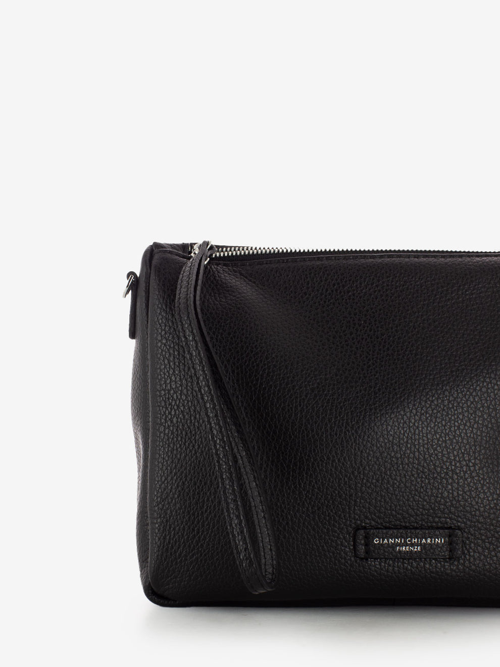 Borsa Nora Pouch in pelle nera