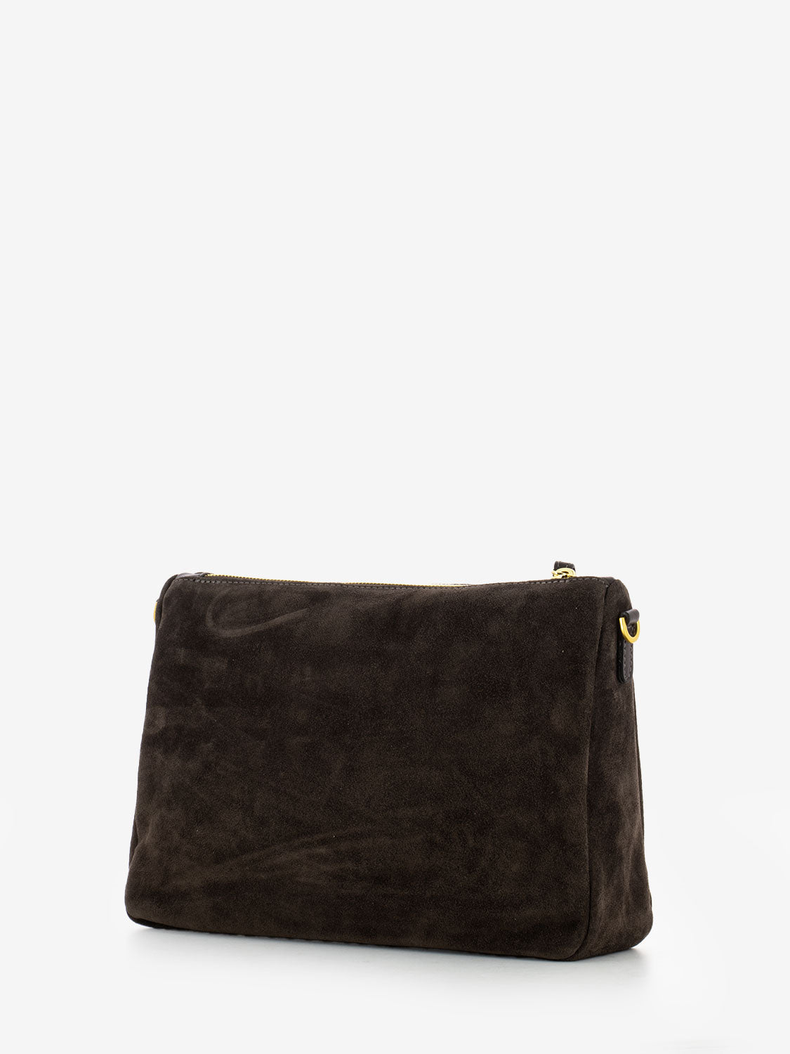 Borsa Nora Pouch in suede moka
