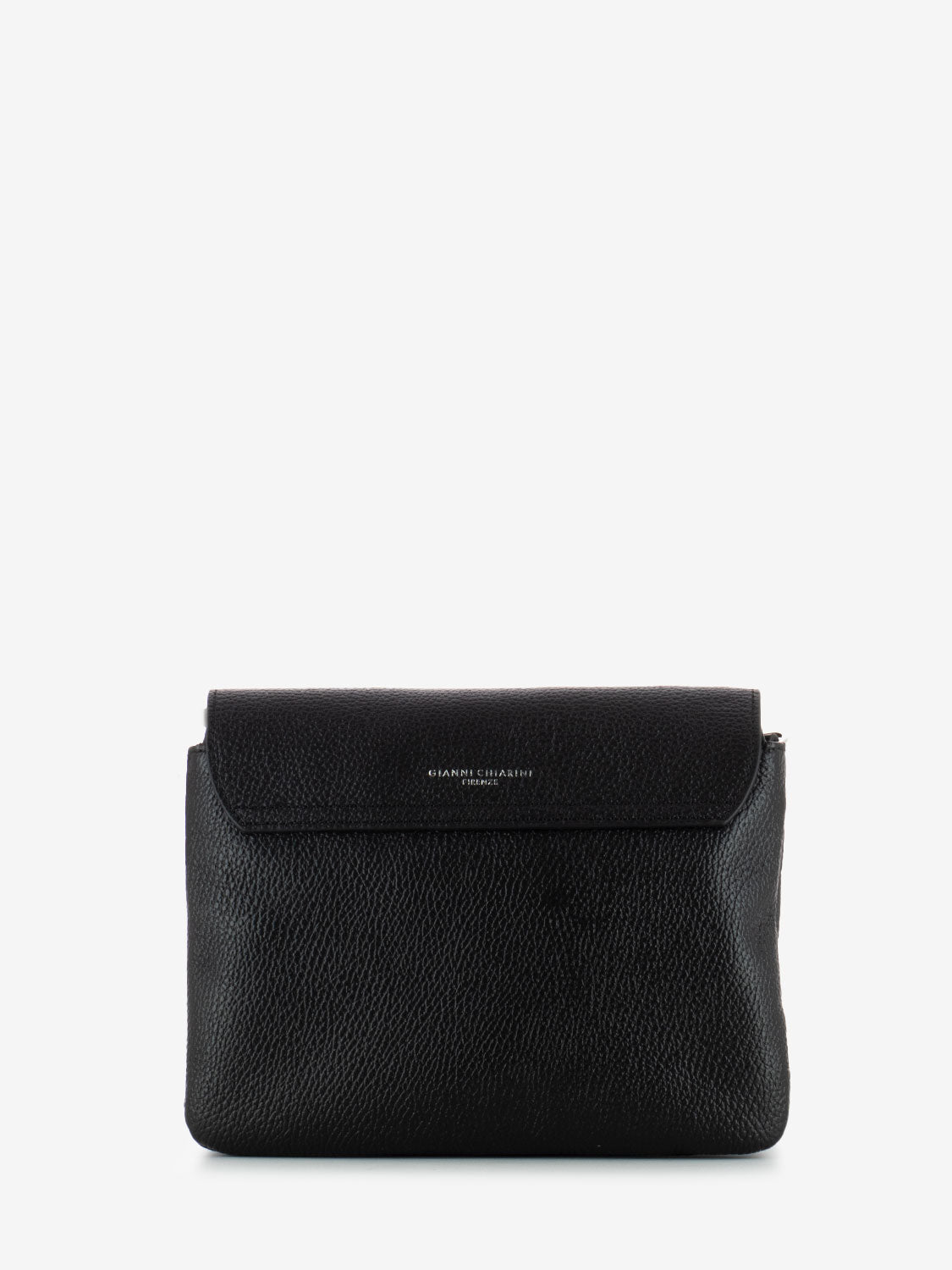 Borsa Three in pelle nero