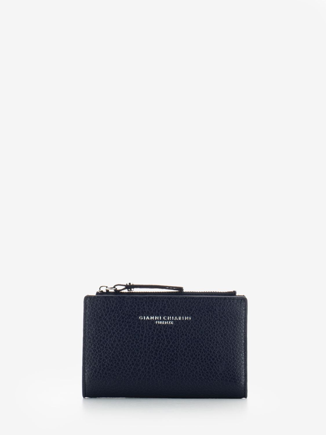 Portacarte in pelle navy