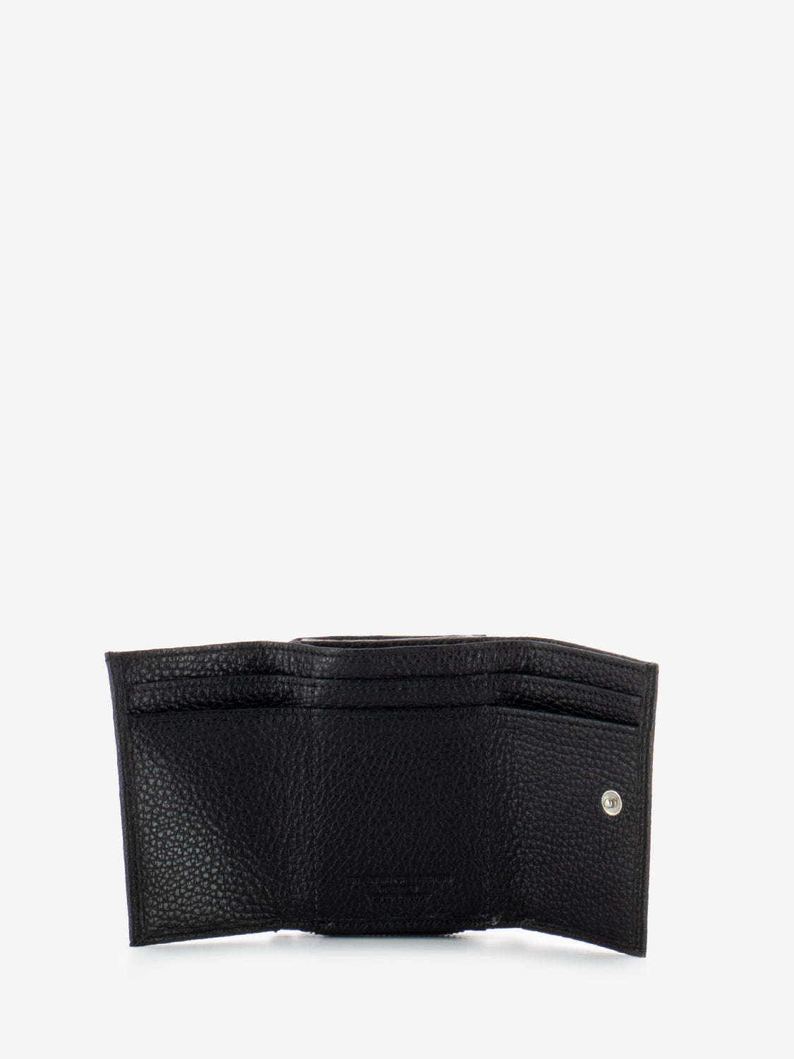 Portafoglio Grain compatto black