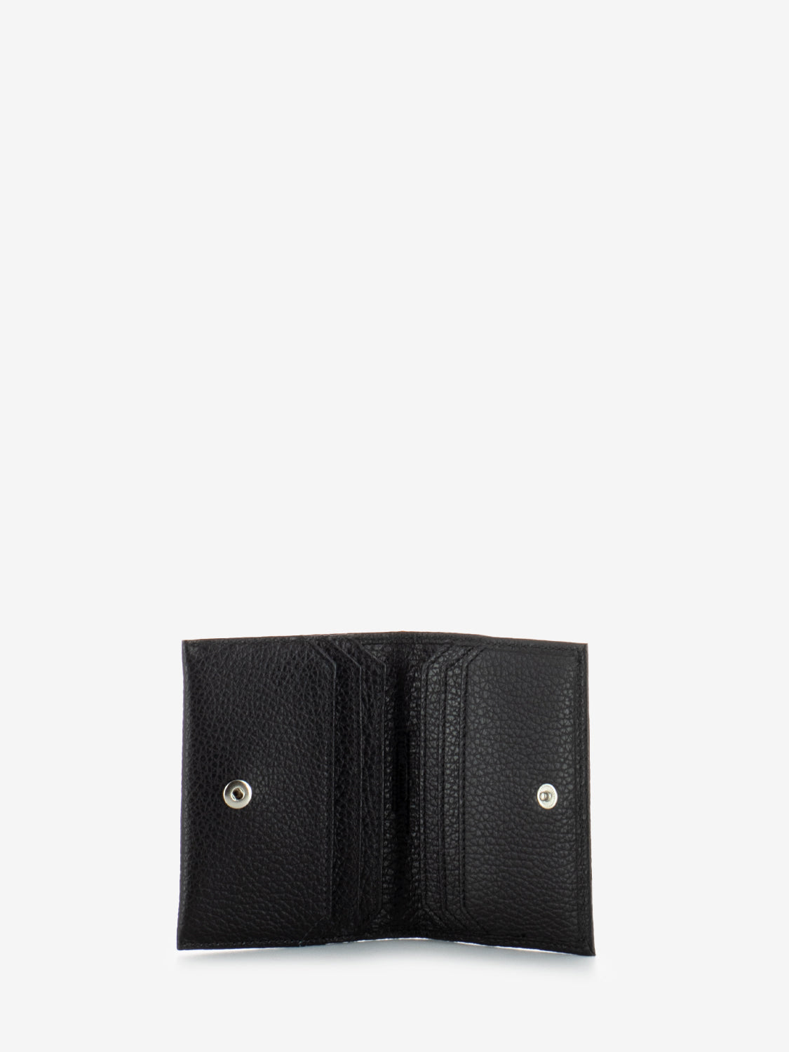 Portatessere in pelle dollaro nero