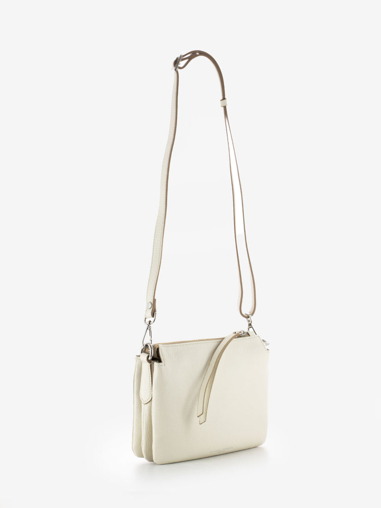 GIANNI CHIARINI - Tracolla Three small in pellle marble