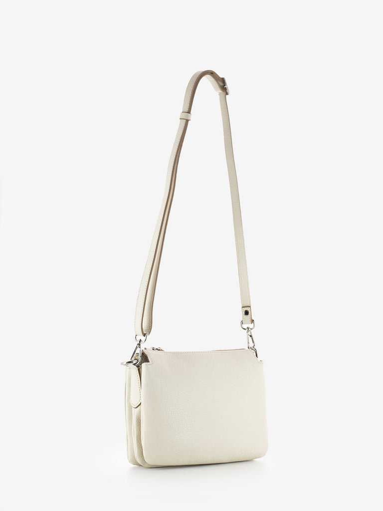 GIANNI CHIARINI - Tracolla Three small in pellle marble