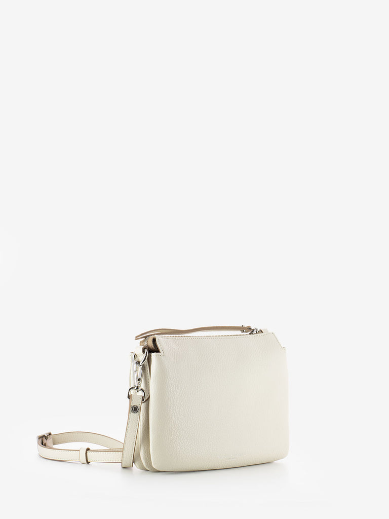 GIANNI CHIARINI - Tracolla Three small in pellle marble