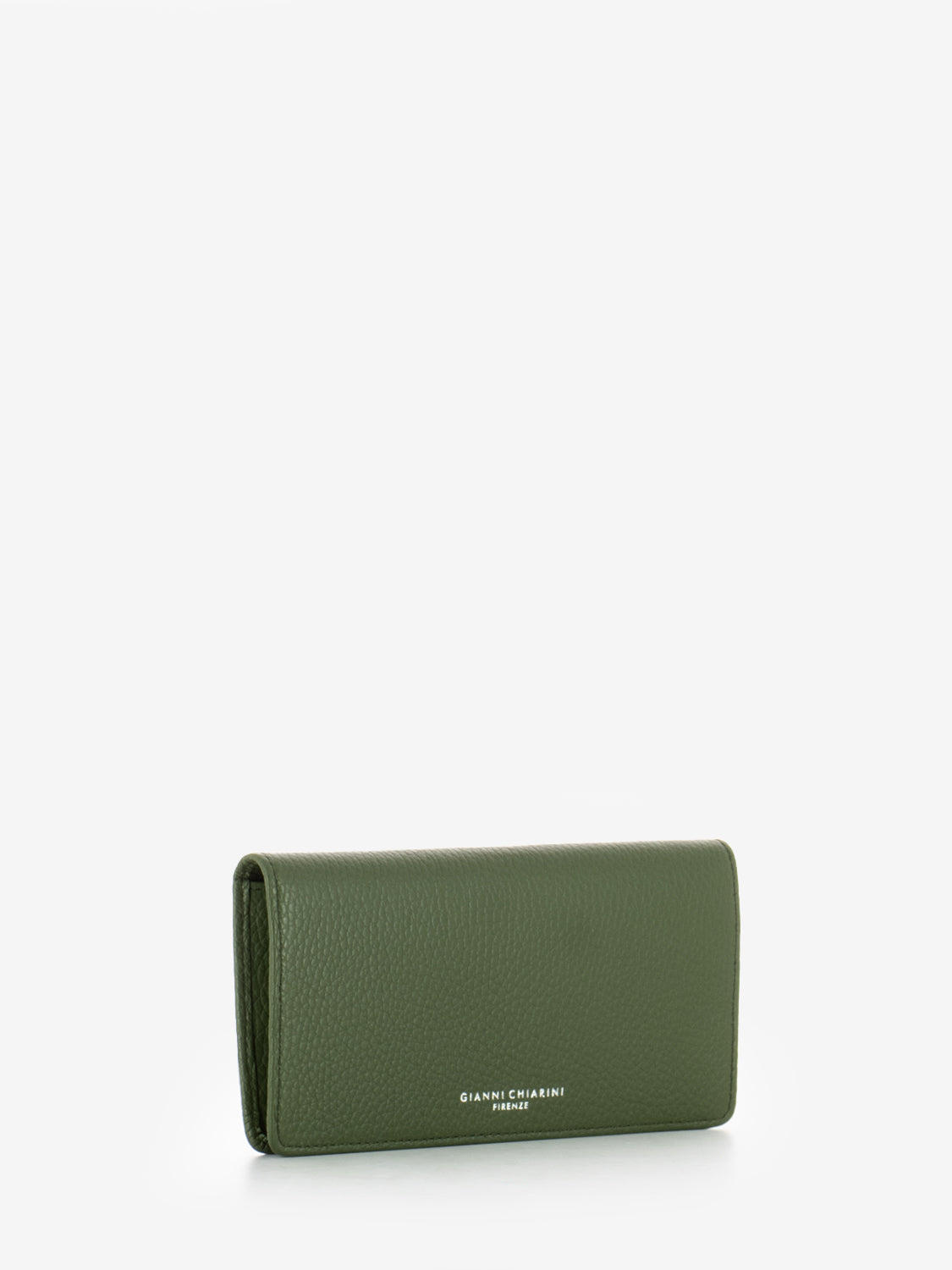 Large Grain wallet in deep fir leather