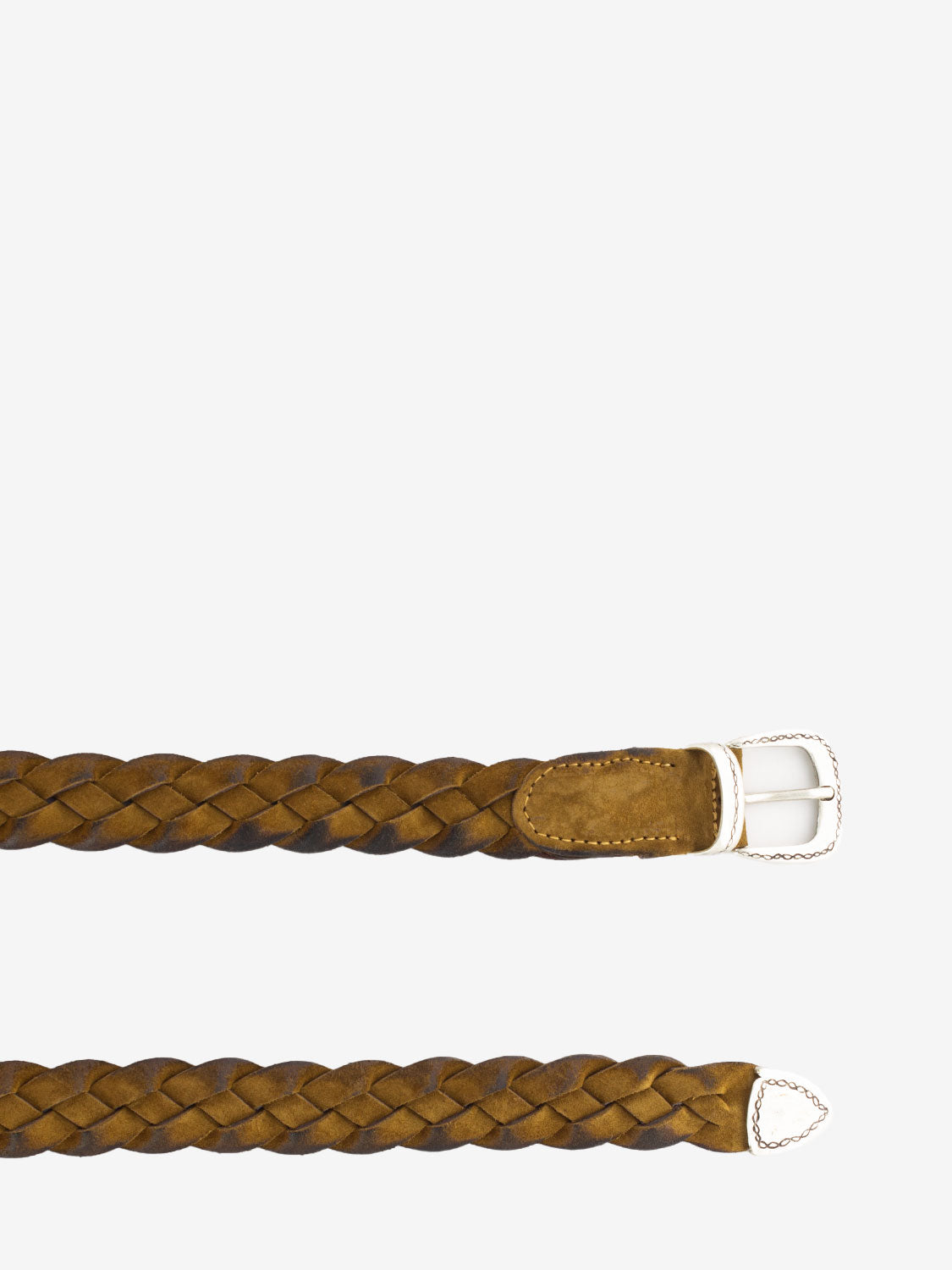 Cintura Scamosciata Con Ricamo Da Uomo - F/W 25/26 - Foto 2