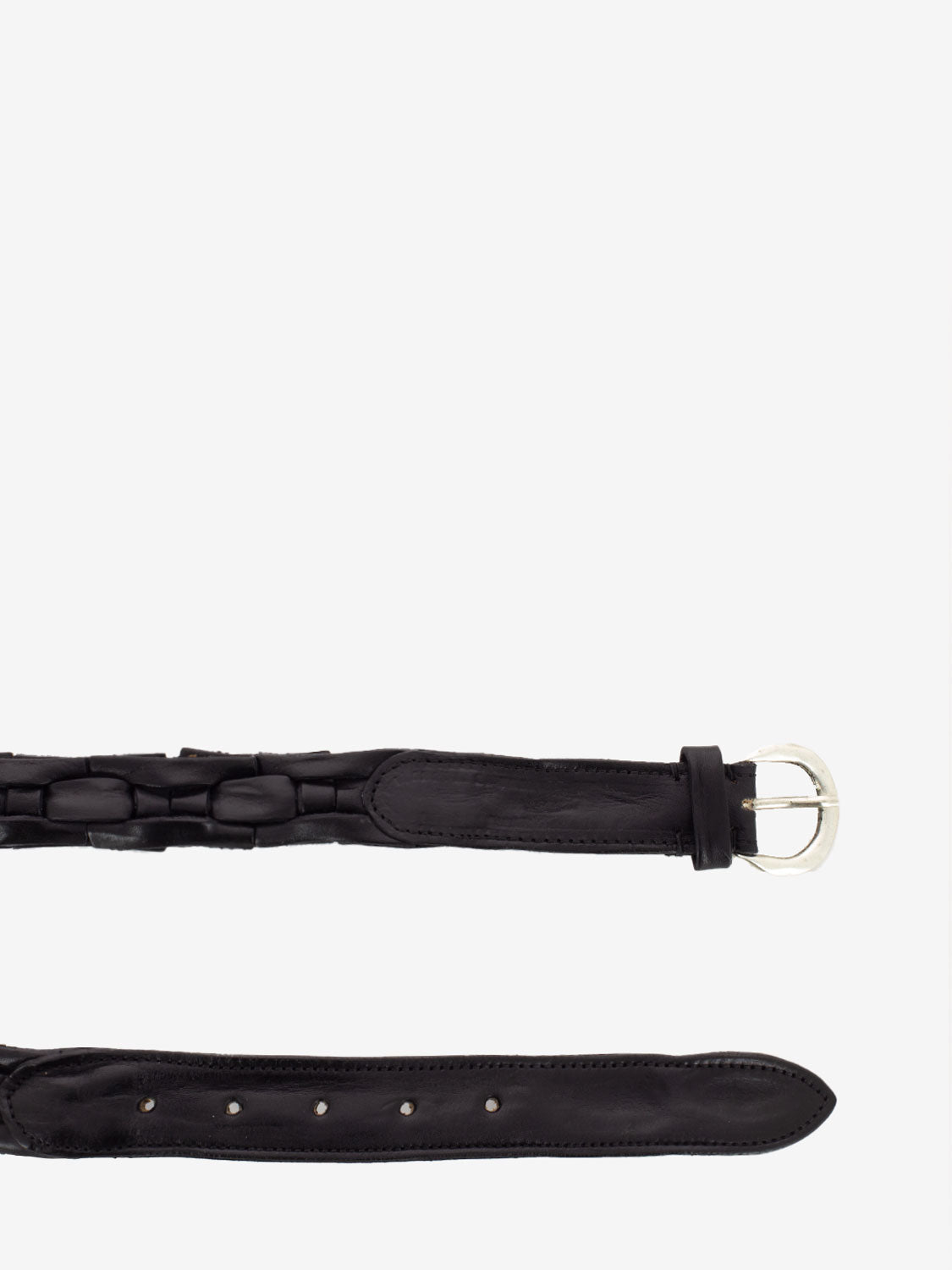 Black Braided Belt