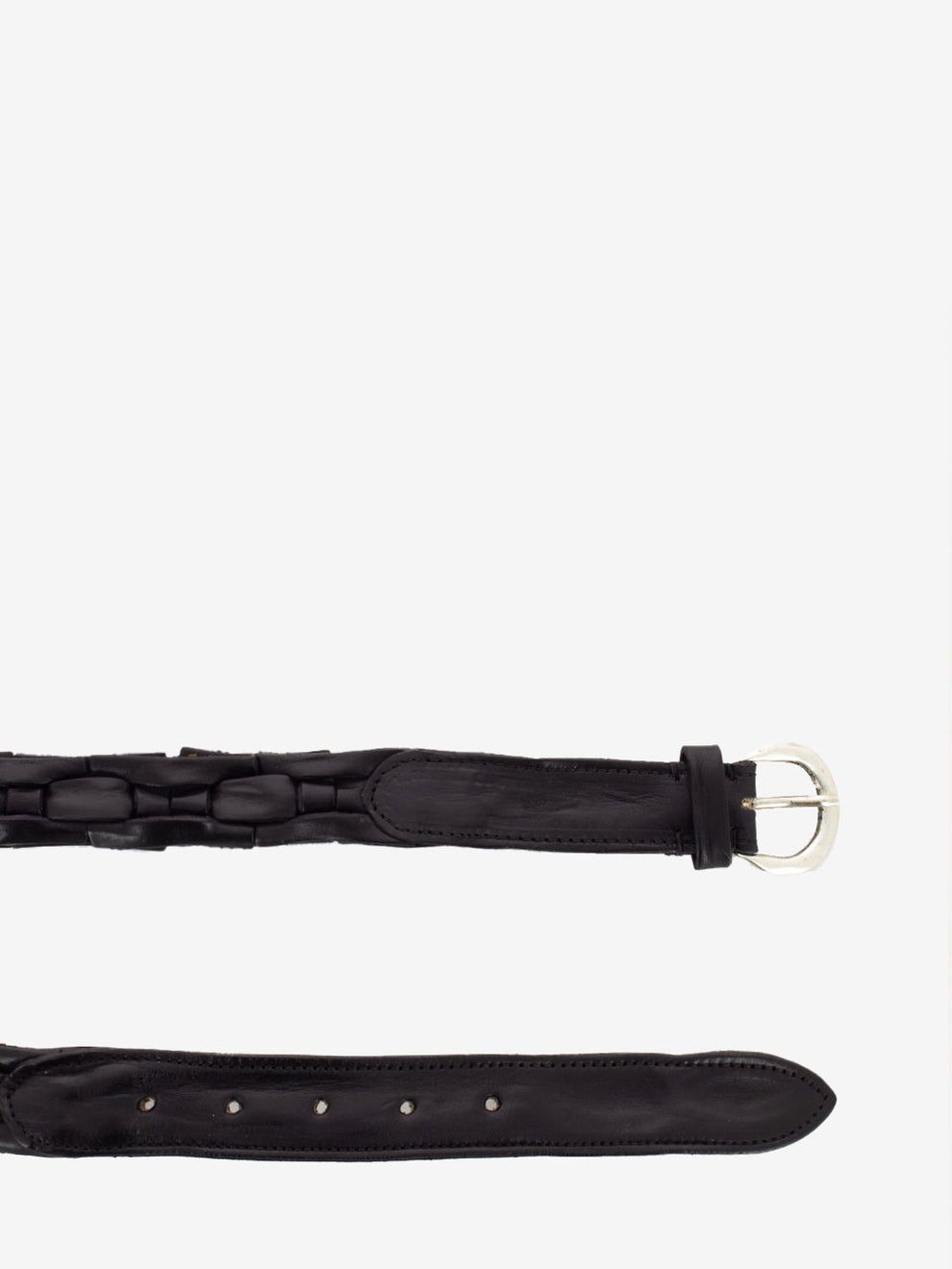 Black Braided Belt