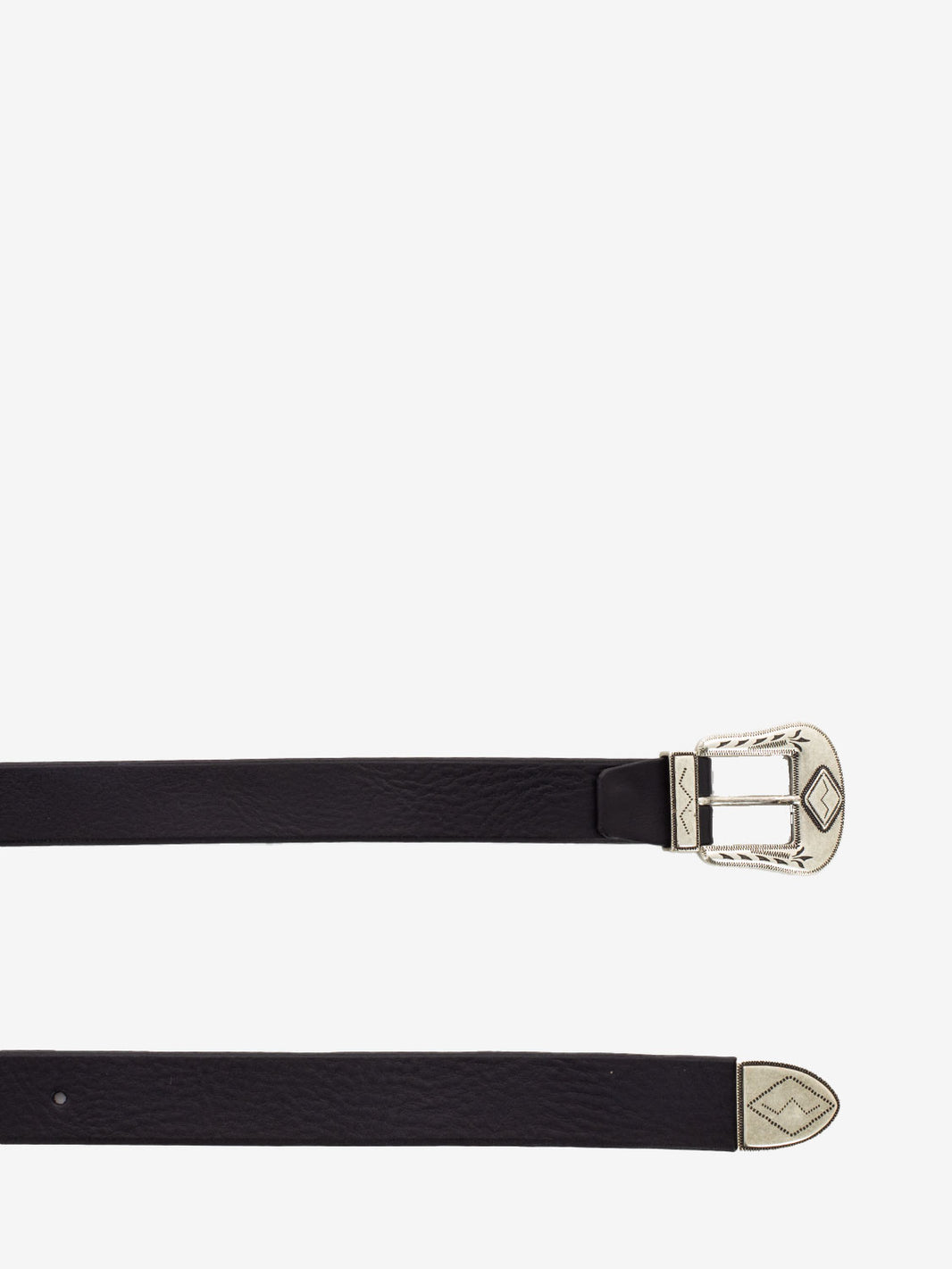 Cintura stile western nera