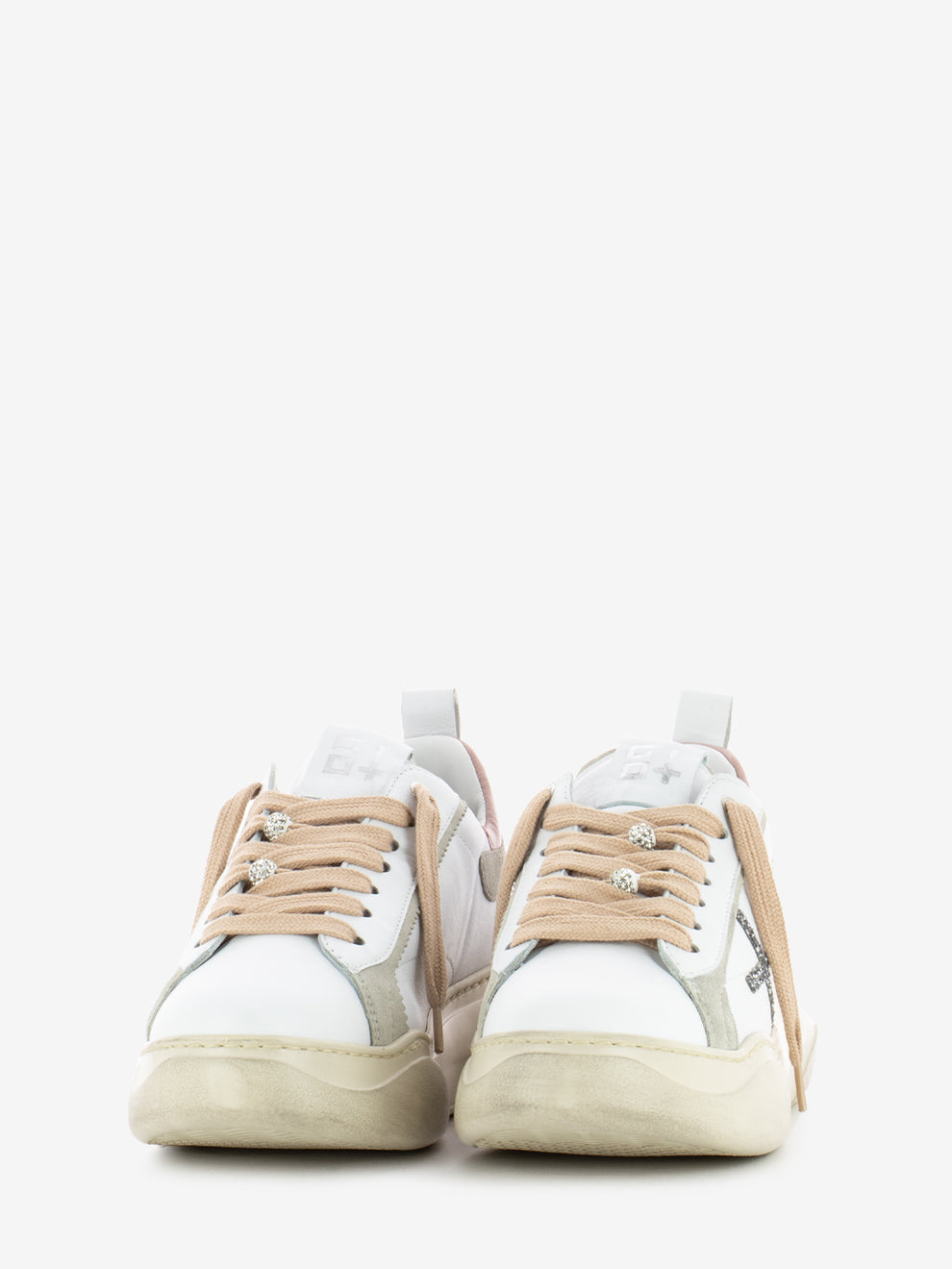 Giada white / rose / pearl sneakers