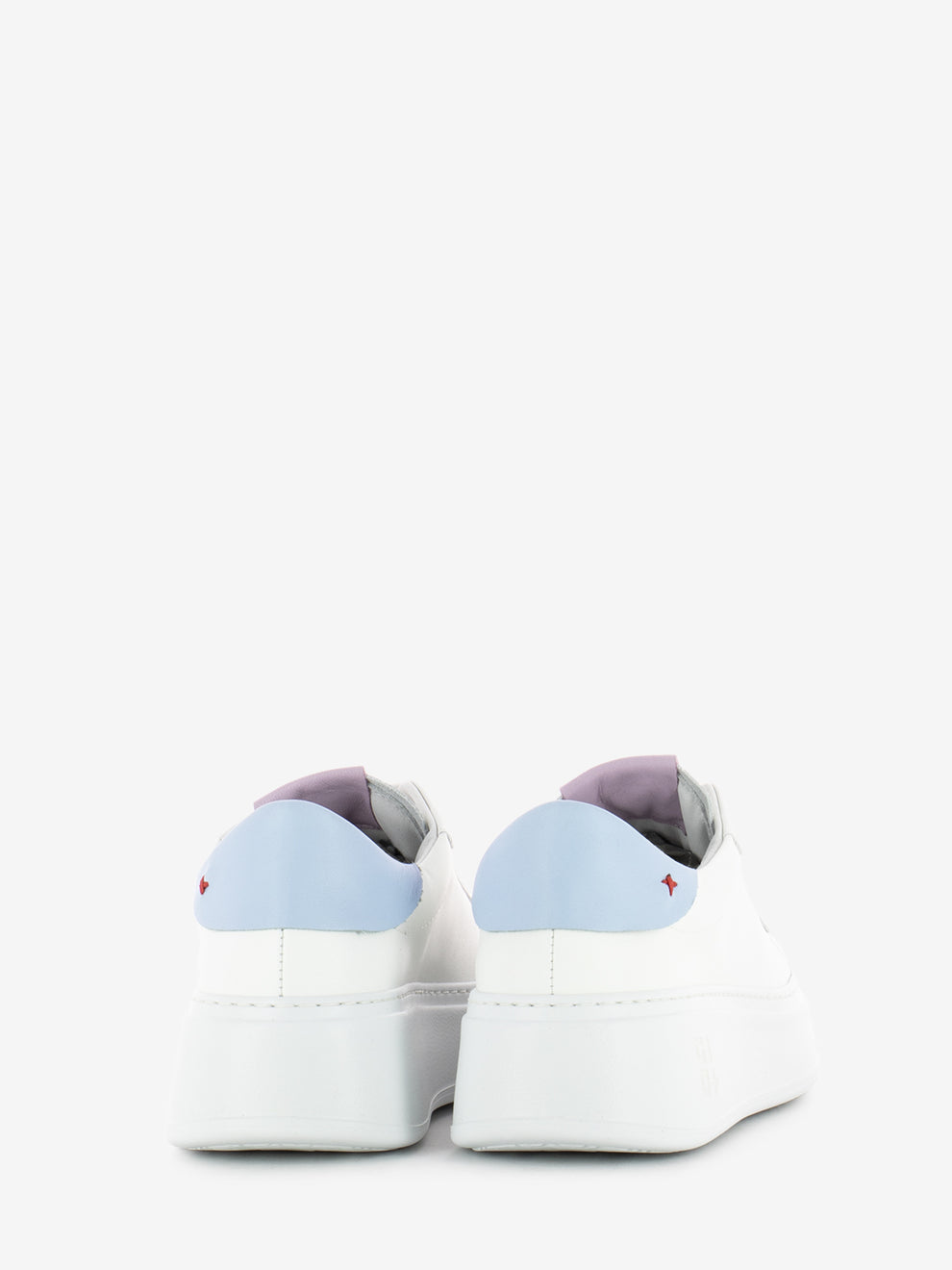 Pia charms white / lilac sneakers