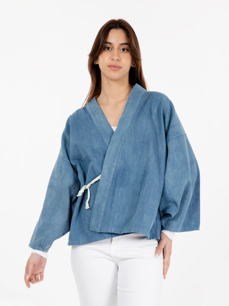 Kimono acide denim blue