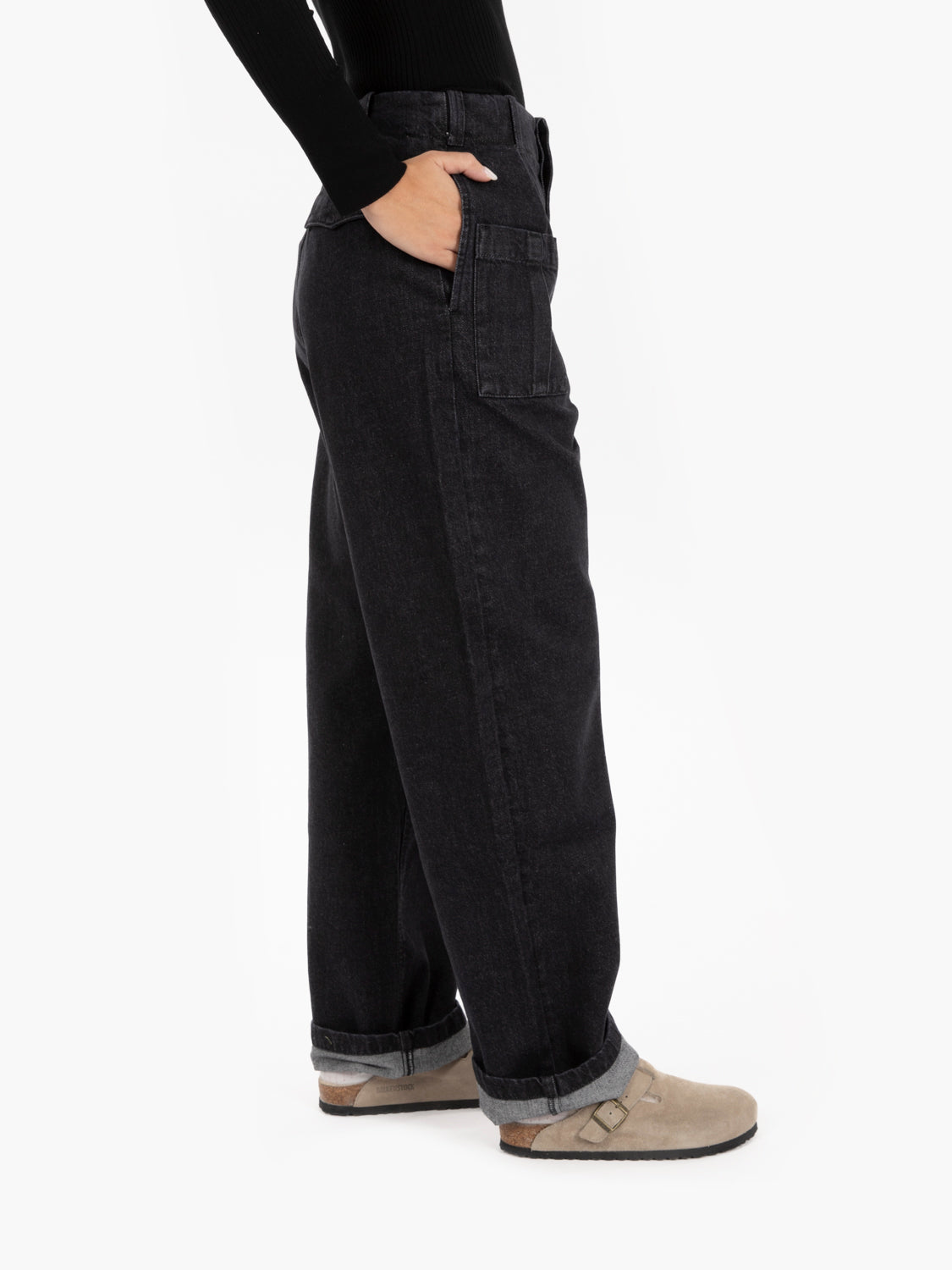 Pantaloni in denim Guerrila black
