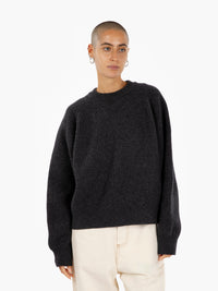 PUDDLE SWEATER ASPHALT WK-003-DLT-903