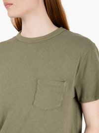 Pocket cotton hemp litchen t-shirt