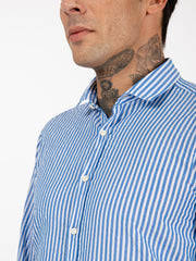 GMF - Camicia a righe bianco / blu