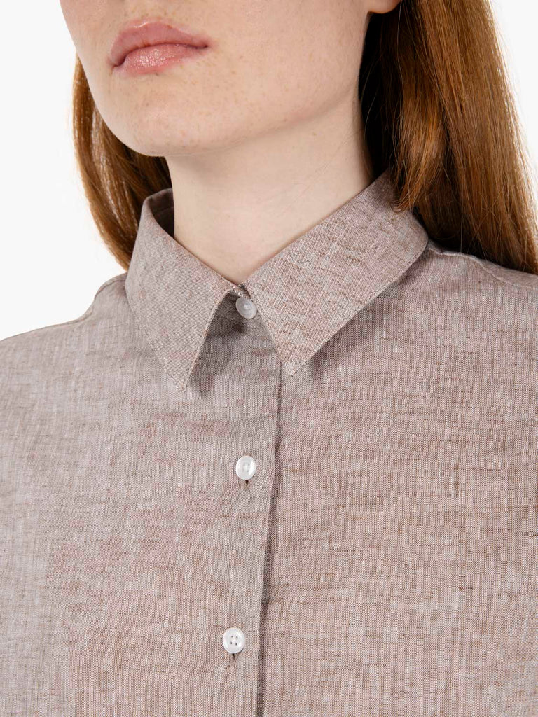 GMF - Camicia a scatola Lisa moro