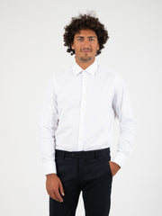 GMF - Camicia in cotone oxford bianco