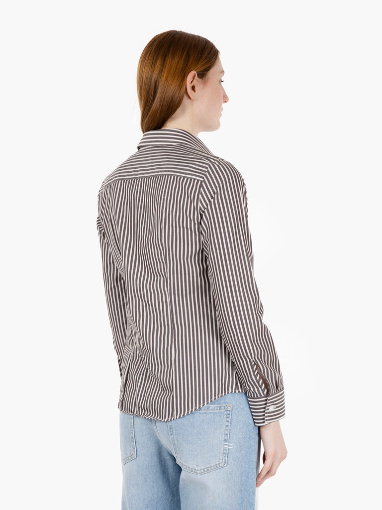 GMF - Camicia Marilyn sfiancata bianco / moro