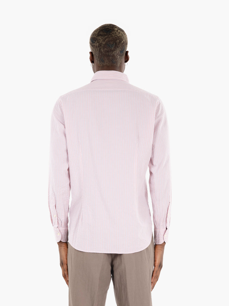 GMF - Camicia regular a righe rosa