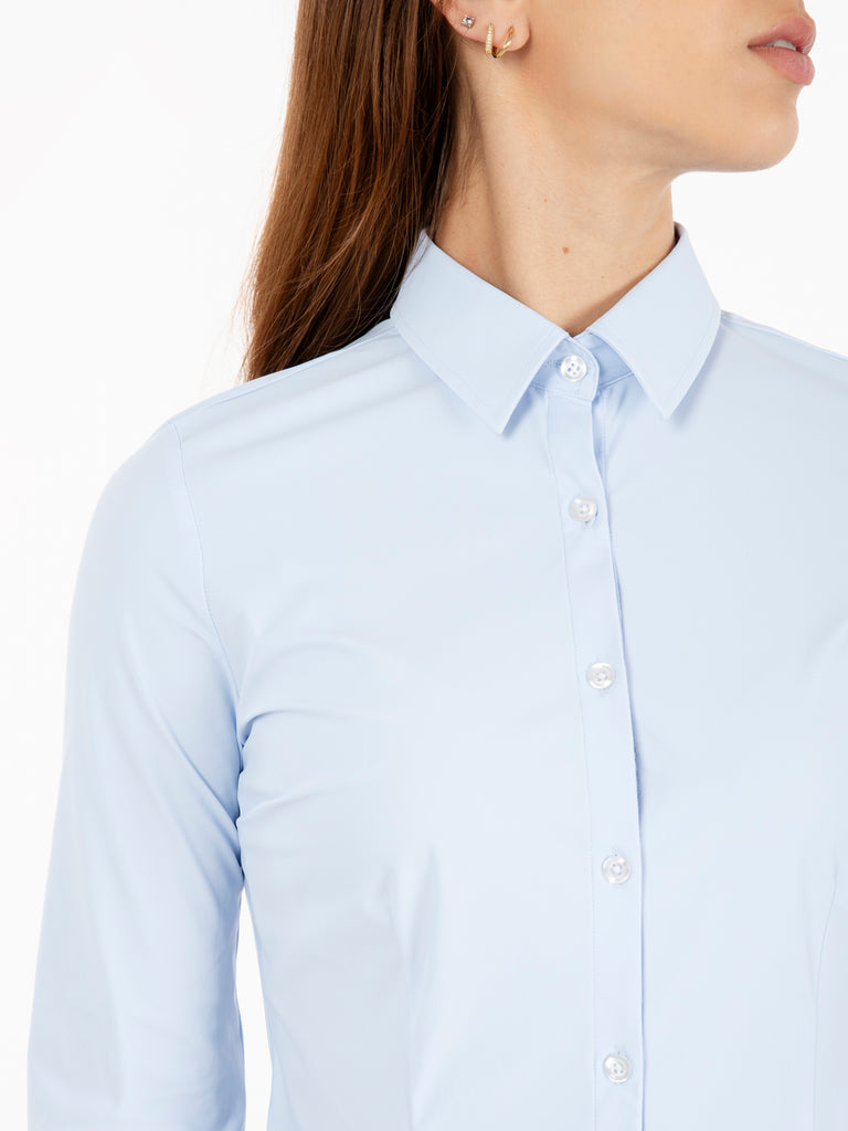GMF - Camicia sfiancata active azzurra