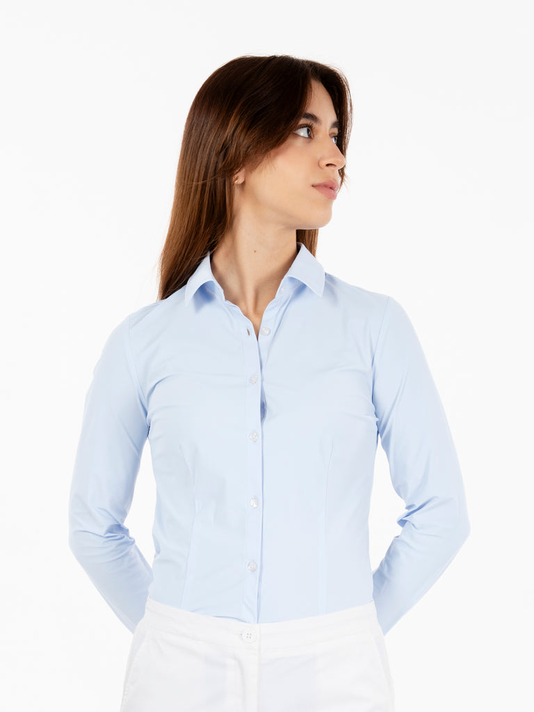 GMF - Camicia sfiancata active azzurra