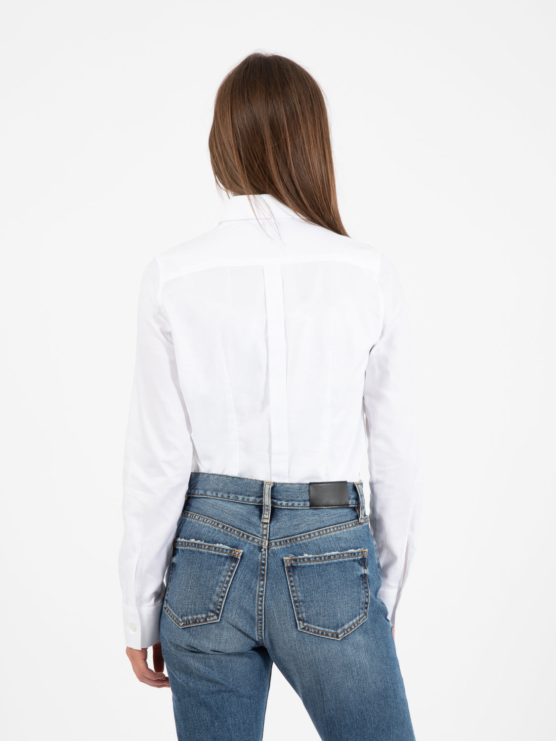 Camicia slim fit oxford bianca