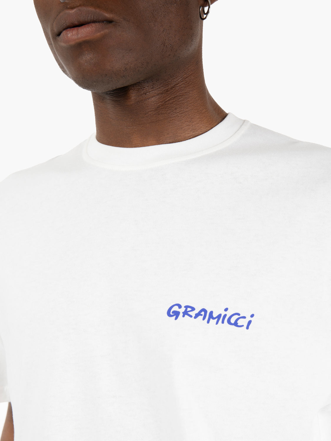 T-shirt Snail white / blue