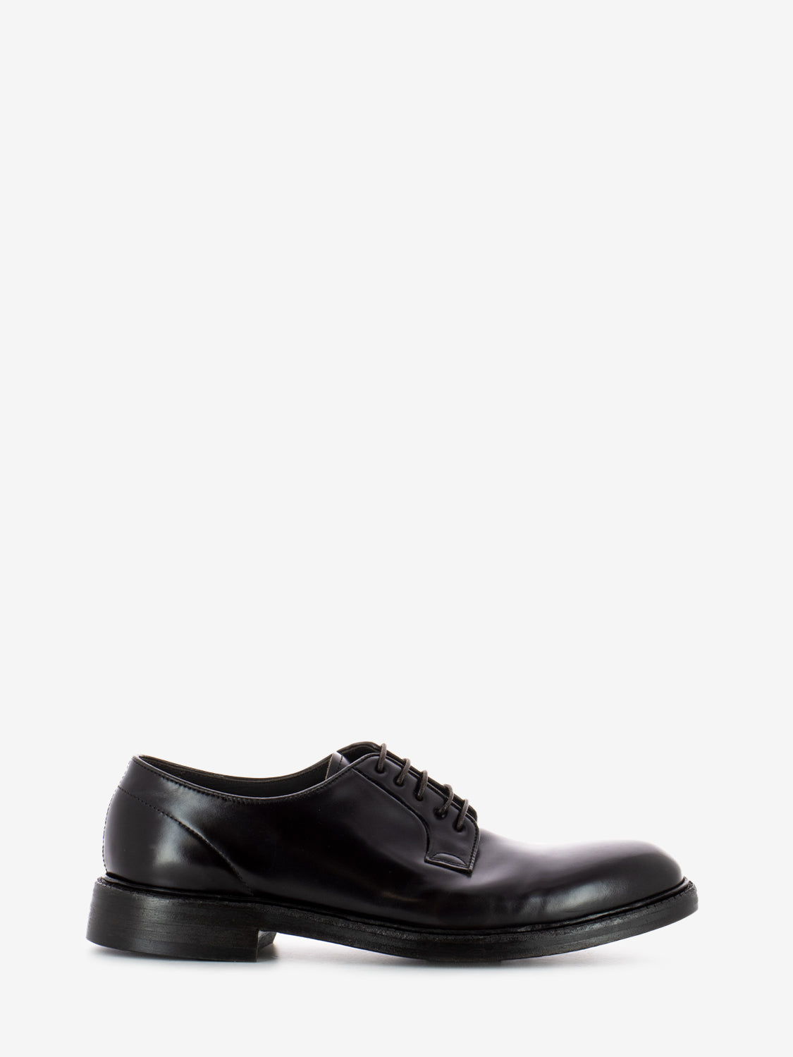 Derby in pelle spazzolata burgundy