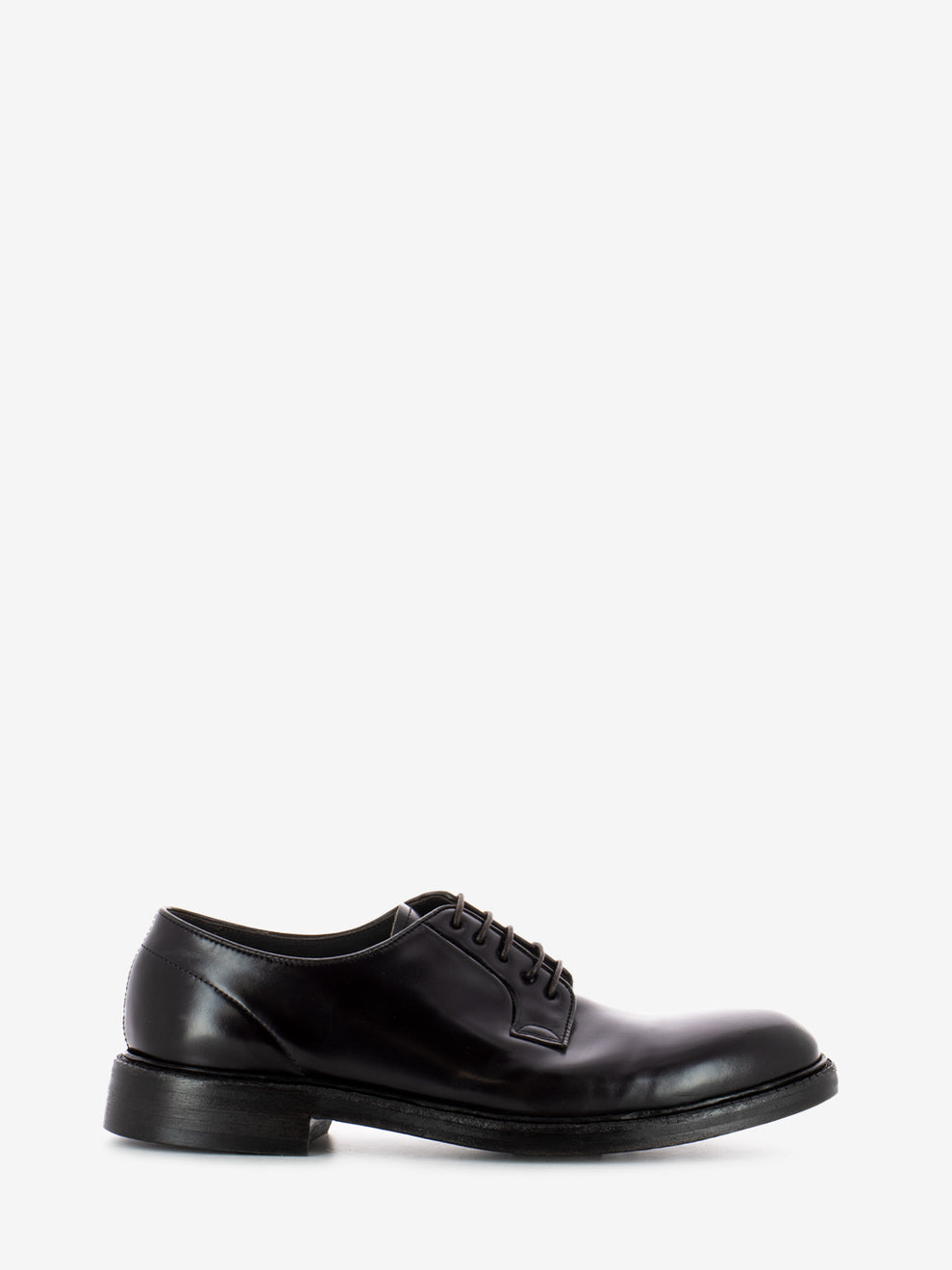 Derby in pelle spazzolata burgundy
