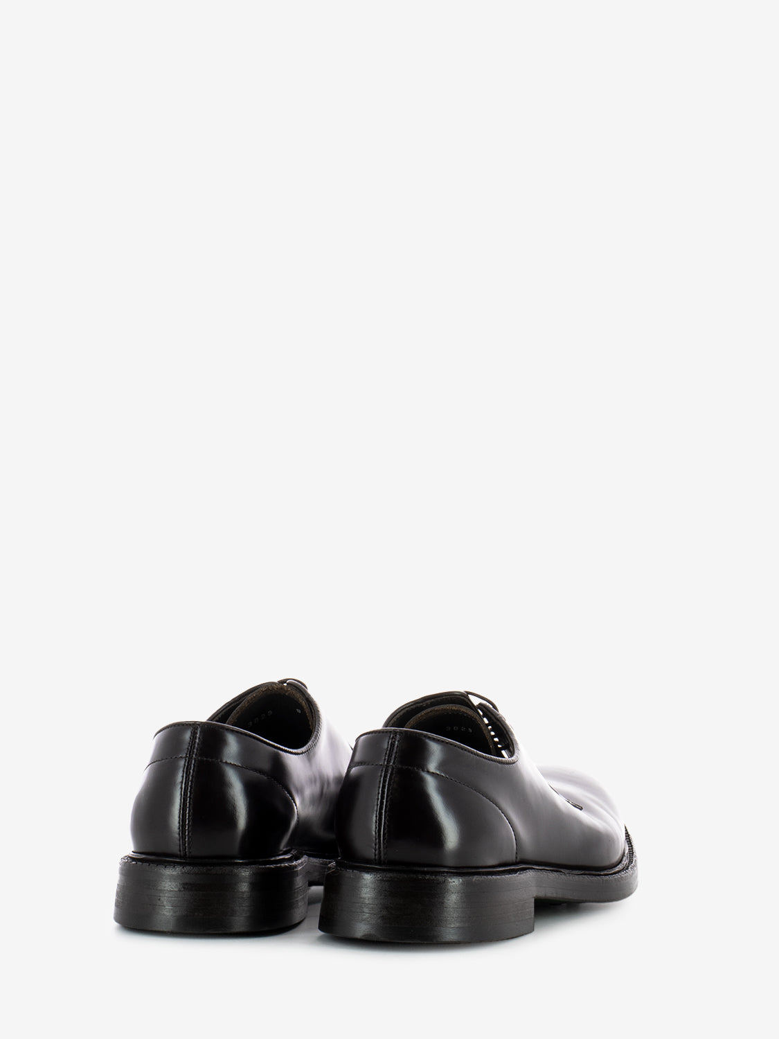 Derby in pelle spazzolata burgundy