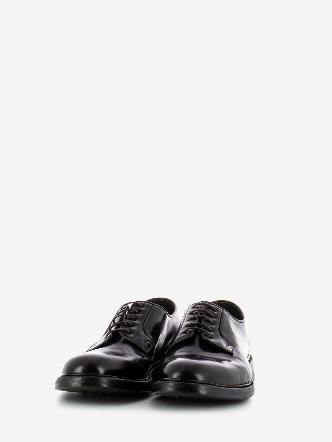 Derby in pelle spazzolata burgundy