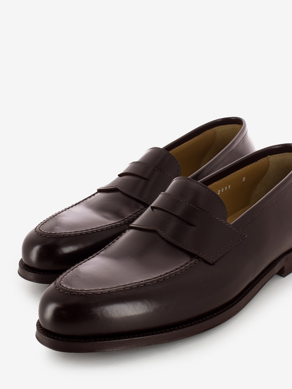 Calfskin leather moccasins