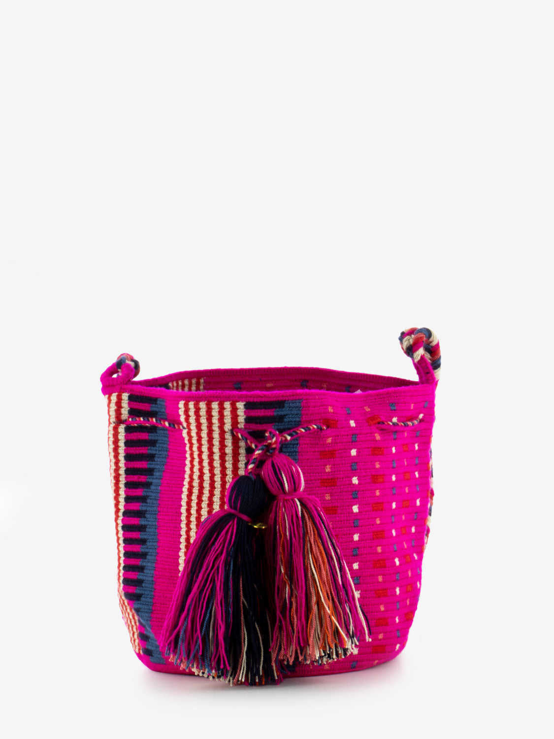 Crossbody bag M Eagle fuxia / navy blue