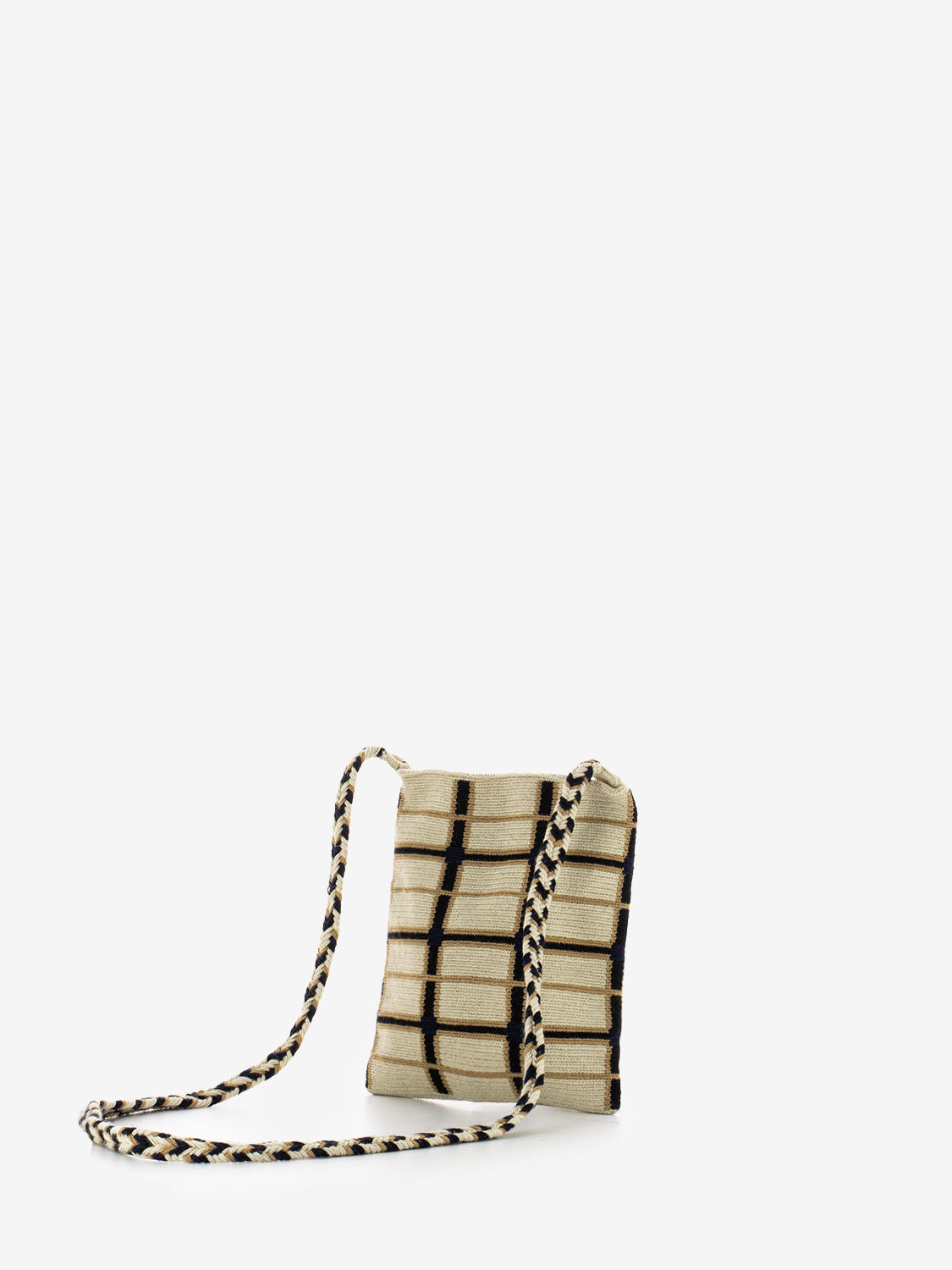 Opera bag Dove beige / black